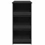 Mesa bar con estante almacenaje roble negro 102x50x103,5 cm de , Mesas de cocina y de comedor - Ref: Foro24-862079, Precio: 9...