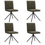 Sillas de comedor 4 uds. Cuero de ante sintético verde militar de , Sillas de comedor - Ref: Foro24-3315381, Precio: 224,96 €...