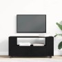 Mueble TV ruedas madera ingeniería roble negro 102x34,5x43cm de , Muebles TV - Ref: Foro24-862479, Precio: 97,99 €, Descuento: %