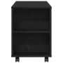 Mueble TV ruedas madera ingeniería roble negro 102x34,5x43cm de , Muebles TV - Ref: Foro24-862479, Precio: 97,99 €, Descuento: %