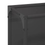 Leñero negro 25x25x100 cm Acero laminado en frío de , Bolsas y soportes de leña - Ref: Foro24-864267, Precio: 58,13 €, Descue...