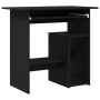 Escritorio roble negro 80x45x74 cm madera de ingeniería de , Escritorios - Ref: Foro24-862007, Precio: 83,97 €, Descuento: %