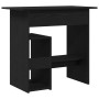 Escritorio roble negro 80x45x74 cm madera de ingeniería de , Escritorios - Ref: Foro24-862007, Precio: 83,97 €, Descuento: %