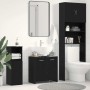 Mueble de baño para lavabo de madera de roble negro 60x33x60 cm de , Muebles de baño - Ref: Foro24-862013, Precio: 52,24 €, D...