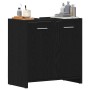 Mueble de baño para lavabo de madera de roble negro 60x33x60 cm de , Muebles de baño - Ref: Foro24-862013, Precio: 52,24 €, D...