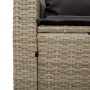 Set de muebles de jardín 5 pzas y cojines apilables gris claro de , Sofás de exterior - Ref: Foro24-4104168, Precio: 265,23 €...