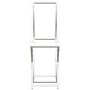 Leñero blanco 80x25x80 cm Acero laminado en frío de , Bolsas y soportes de leña - Ref: Foro24-864284, Precio: 34,38 €, Descue...