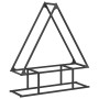 Leñero negro 80x25x90 cm Acero laminado en frío de , Bolsas y soportes de leña - Ref: Foro24-864315, Precio: 38,04 €, Descuen...
