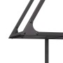 Leñero negro 80x25x90 cm Acero laminado en frío de , Bolsas y soportes de leña - Ref: Foro24-864315, Precio: 38,04 €, Descuen...