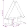 Leñero negro 80x25x90 cm Acero laminado en frío de , Bolsas y soportes de leña - Ref: Foro24-864315, Precio: 38,04 €, Descuen...