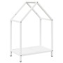 Leñero blanco 40x25x60 cm Acero laminado en frío de , Bolsas y soportes de leña - Ref: Foro24-864292, Precio: 32,59 €, Descue...