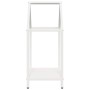 Leñero blanco 40x25x60 cm Acero laminado en frío de , Bolsas y soportes de leña - Ref: Foro24-864292, Precio: 32,59 €, Descue...