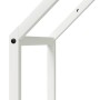 Leñero blanco 40x25x60 cm Acero laminado en frío de , Bolsas y soportes de leña - Ref: Foro24-864292, Precio: 32,59 €, Descue...