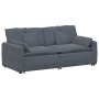 Sofá modular con cojines gris oscuro de , Unidades para sofás seccionales - Ref: Foro24-3321130, Precio: 476,36 €, Descuento: %