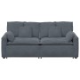 Sofá modular con cojines gris oscuro de , Unidades para sofás seccionales - Ref: Foro24-3321130, Precio: 476,36 €, Descuento: %