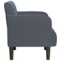Sillón con reposabrazos Terciopelo Gris Oscuro 54 cm de , Sillones - Ref: Foro24-4100579, Precio: 113,14 €, Descuento: %