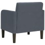 Sillón con reposabrazos Terciopelo Gris Oscuro 54 cm de , Sillones - Ref: Foro24-4100579, Precio: 113,14 €, Descuento: %