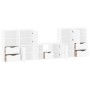 Muebles de TV 5 uds. con almacenaje "ODDA" blanco madera pino de , Muebles TV - Ref: Foro24-3365383, Precio: 295,20 €, Descue...