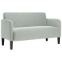 Sofá Loveseat gris claro 109 cm terciopelo de , Sofás - Ref: Foro24-4100587, Precio: 171,23 €, Descuento: %