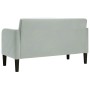 Sofá Loveseat gris claro 109 cm terciopelo de , Sofás - Ref: Foro24-4100587, Precio: 171,23 €, Descuento: %