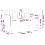 Sofá Loveseat gris claro 109 cm terciopelo de , Sofás - Ref: Foro24-4100587, Precio: 171,23 €, Descuento: %
