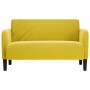 Sofá Loveseat terciopelo amarillo 109 cm de , Sofás - Ref: Foro24-4100593, Precio: 170,54 €, Descuento: %