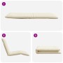 Tumbona plegable color crema 175x54x8,5 cm Tejido Oxford de , Tumbonas - Ref: Foro24-4019748, Precio: 106,47 €, Descuento: %