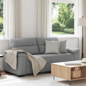Sofá de 2 plazas de tela gris claro 140 cm de , Sofás - Ref: Foro24-4105307, Precio: 230,80 €, Descuento: %