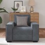 Sillón de terciopelo gris oscuro 60 cm de , Sofás - Ref: Foro24-4105001, Precio: 203,07 €, Descuento: %