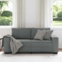 Sofá de 2 plazas de tela gris oscuro 140 cm de , Sofás - Ref: Foro24-4105167, Precio: 206,75 €, Descuento: %