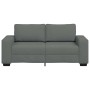 Sofá de 2 plazas de tela gris oscuro 140 cm de , Sofás - Ref: Foro24-4105167, Precio: 206,75 €, Descuento: %