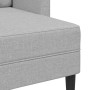 Sofá de 2 plazas con chaise longue en forma L gris nube 125 cm de , Sofás - Ref: Foro24-4107067, Precio: 231,04 €, Descuento: %