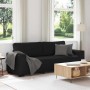 Sofá 3 plazas Tela Negro 180 cm de , Sofás - Ref: Foro24-4105178, Precio: 265,38 €, Descuento: %