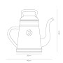 Capi Regadera Xala Lungo 12 L verde antiguo de , Regaderas - Ref: Foro24-442118, Precio: 53,82 €, Descuento: %
