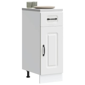 Mueble bajo de cocina Kalmar madera de ingeniería blanca de , Armarios de cocina - Ref: Foro24-853457, Precio: 68,47 €, Descu...