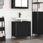 Mueble de baño con lavabo negro 60x34,5x60 cm de , Tocadores de baño - Ref: Foro24-861892, Precio: 64,05 €, Descuento: %