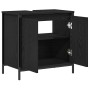 Mueble de baño con lavabo negro 60x34,5x60 cm de , Tocadores de baño - Ref: Foro24-861892, Precio: 64,05 €, Descuento: %