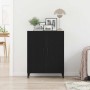 Aparador de madera de roble negro 69,5x34x90 cm de , Aparadores - Ref: Foro24-862093, Precio: 88,26 €, Descuento: %