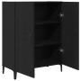 Aparador de madera de roble negro 69,5x34x90 cm de , Aparadores - Ref: Foro24-862093, Precio: 88,26 €, Descuento: %