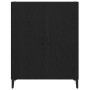 Aparador de madera de roble negro 69,5x34x90 cm de , Aparadores - Ref: Foro24-862093, Precio: 88,26 €, Descuento: %