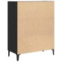 Aparador de madera de roble negro 69,5x34x90 cm de , Aparadores - Ref: Foro24-862093, Precio: 88,26 €, Descuento: %