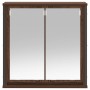 Mueble de baño de pared con espejo roble marrón 60x21x60 cm de , Tocadores de baño - Ref: Foro24-861901, Precio: 67,45 €, Des...