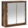 Mueble de baño de pared con espejo roble ahumado 60x21x60 cm de , Tocadores de baño - Ref: Foro24-861899, Precio: 66,68 €, De...