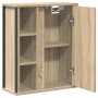 Mueble de baño de pared con espejo roble Sonoma 50x21x60 cm de , Tocadores de baño - Ref: Foro24-861903, Precio: 63,34 €, Des...