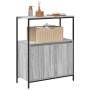 Mueble de baño con estantes gris Sonoma 76,5x35x95 cm de , Tocadores de baño - Ref: Foro24-861920, Precio: 78,01 €, Descuento: %