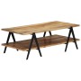 Mesa de centro madera maciza de mango 115x60x40 cm en Mesas de centro | Comprar online en Foru.es