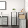 Mueble de baño con estantes gris Sonoma 36x35x95 cm de , Tocadores de baño - Ref: Foro24-861915, Precio: 51,88 €, Descuento: %