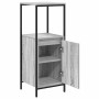 Mueble de baño con estantes gris Sonoma 36x35x95 cm de , Tocadores de baño - Ref: Foro24-861915, Precio: 51,88 €, Descuento: %
