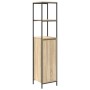 Mueble de baño con estantes roble Sonoma 36x35x165 cm de , Tocadores de baño - Ref: Foro24-861908, Precio: 72,85 €, Descuento: %