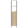 Mueble de baño con estantes roble Sonoma 36x35x165 cm de , Tocadores de baño - Ref: Foro24-861908, Precio: 72,85 €, Descuento: %